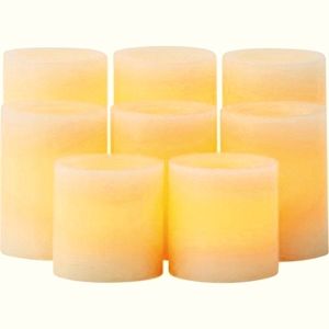 Set of 8 Impression Flameless Candle